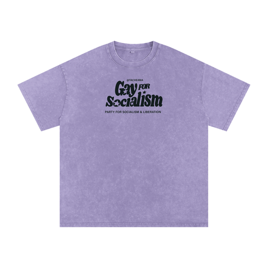 Gay for Socialism Oversized T-Shirt
