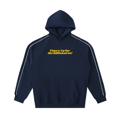 TIME'S UP Contrast Piping Hoodie