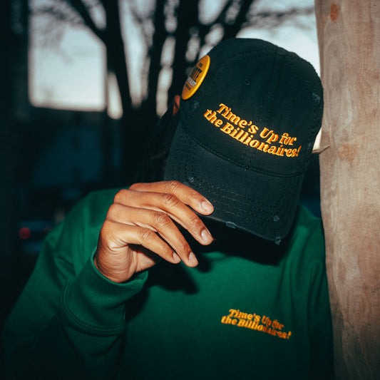 TIME'S UP | Distressed Dad Hat
