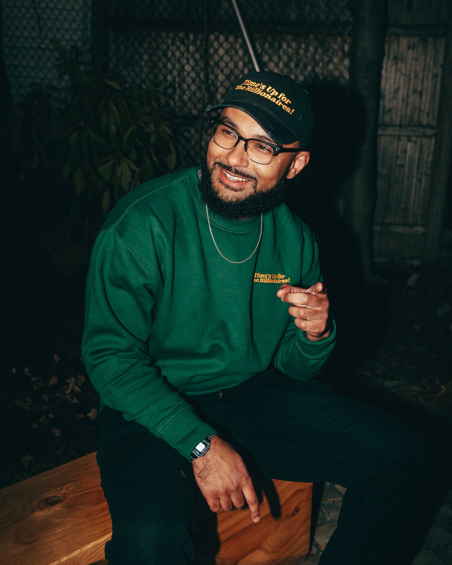 TIME'S UP | Distressed Dad Hat