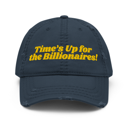 TIME'S UP | Distressed Dad Hat